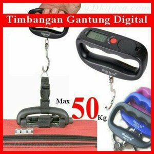 Timbangn Digital Gantung Max 50 kg/Timbngn Digital Srbaguna Travelling