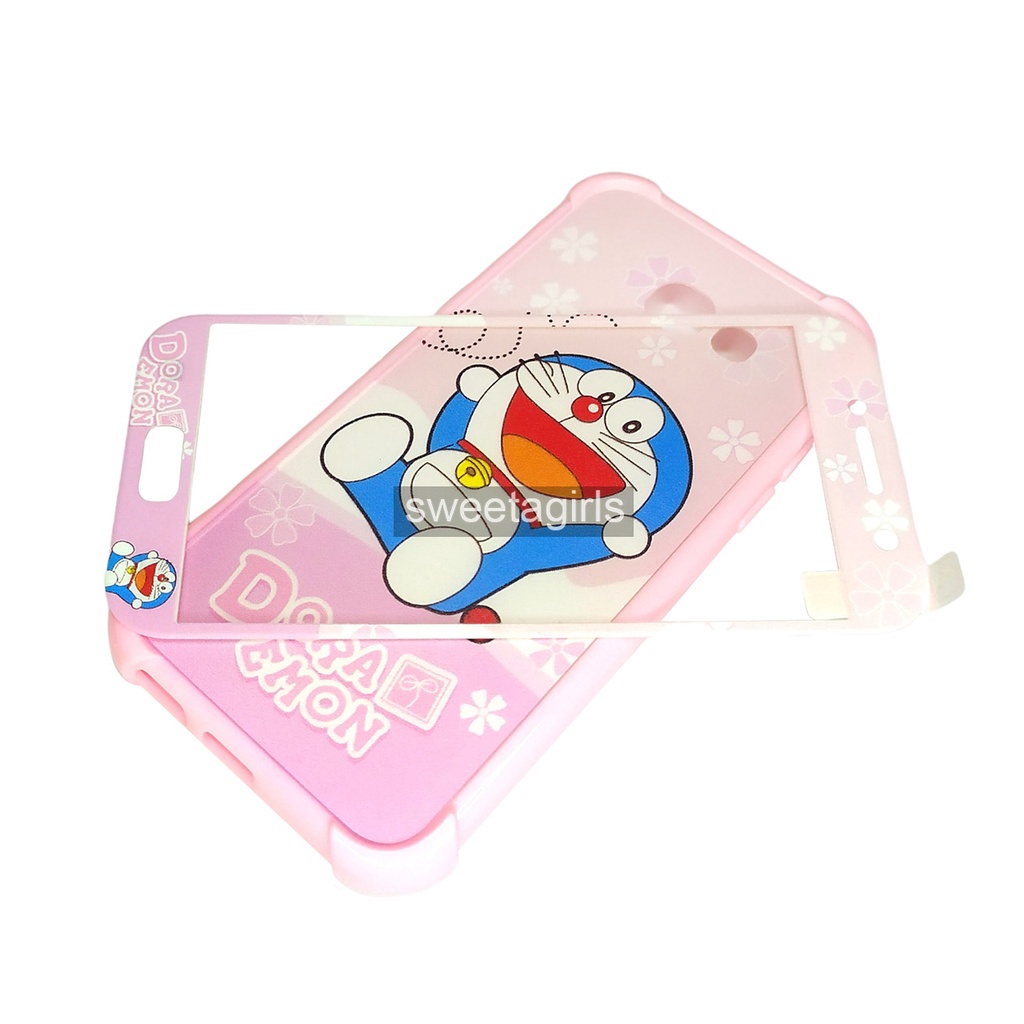 Casing Lucu Samsung Galaxy A5 2017 AntiCrack dengan Antigores -  Karakter - sweetacase.id - Bisa Bayar Ditempat / COD / Casing Terbaru - Karakter Lucu - Casing Imut - Kesing Hits - Case Gemoy - Kesing - Aesthetic Stitch - Doraemon