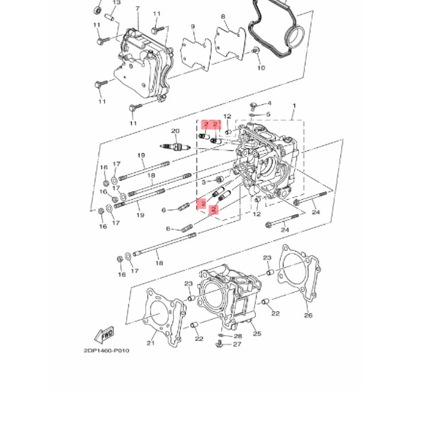 bosh klep nmax n max aerox 155 lexi r15 vva v3 mt15 xsr vixion r wr 155 original ygp 2DP-E1133-10