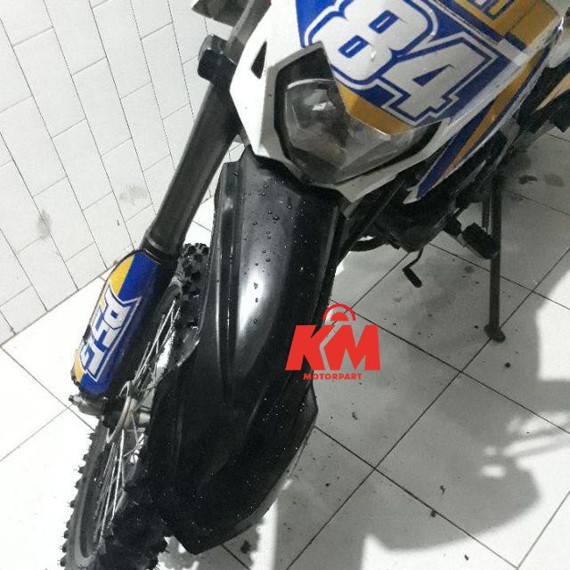 Spakbor Slebor Depan KLX 150 BF Universal Motor Papan Nomor