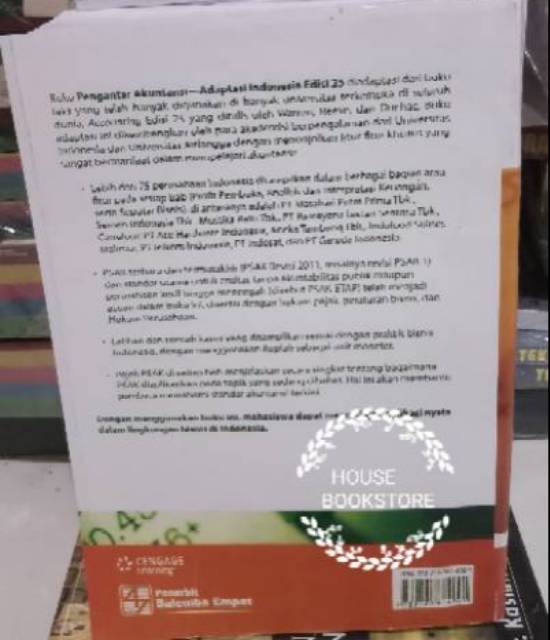 Pengantar AkutansiAdaptasi IndonesiaBerbasis PSAK Edisi 25BY James WarrenKertas : HVS PUTIH-1