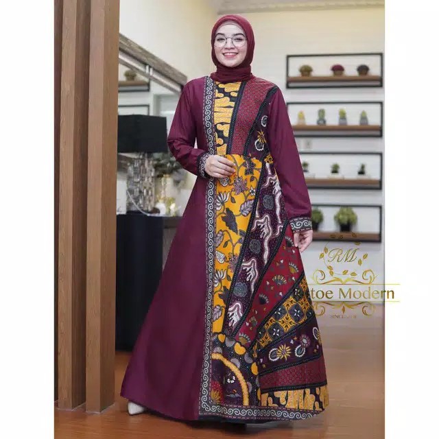 Gamis Batik Original Ratoe Modern  Realpict
