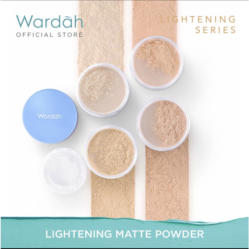 Wardah Lightening Matte Powder - Bedak Tabur Yang Mencerahkan Dengan Hasil Matte Natural