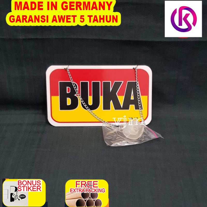 

Murah Plat Acrylic Buka Tutup (15x9cm)