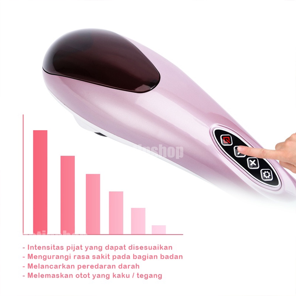 Alat Pijat Elektrik Terapi Infrared Dolphin Massager / Alat Pijat Dolphin / Alat Pijat serbaguna alat pijat punggung free 5*Pijat kepala