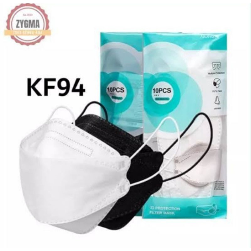 masker knf94 hitam/putih