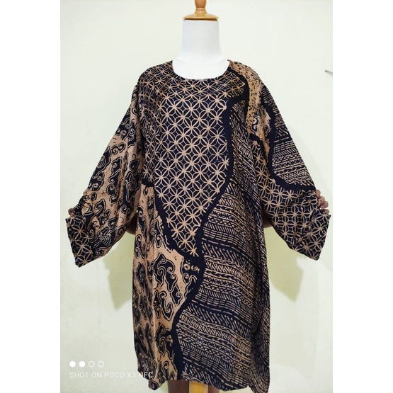 ATASAN WANITA TUNIK BATIK BAHAN VISCOSE SEMI SUTERA