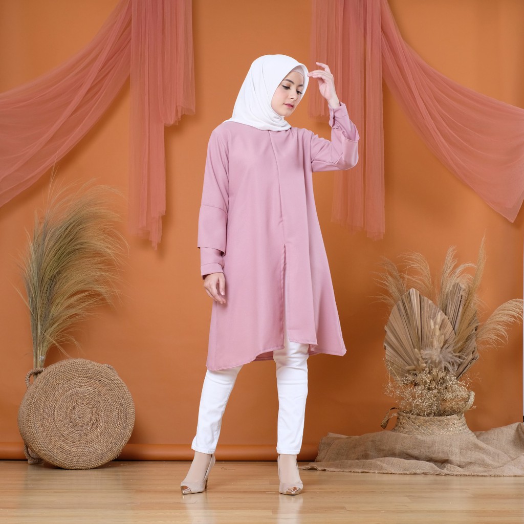 Baju Atasan Tunik  Wanita Terbaru  LuriBe Shopee  Indonesia