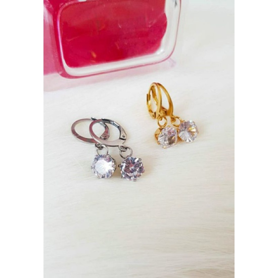 Anting Jurai Permata Anting Titanium Import Fashion