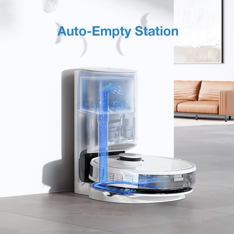 Ecovacs DEEBOT N8 PRO + Auto Empty Station Robot Vacuum Cleaner Pel