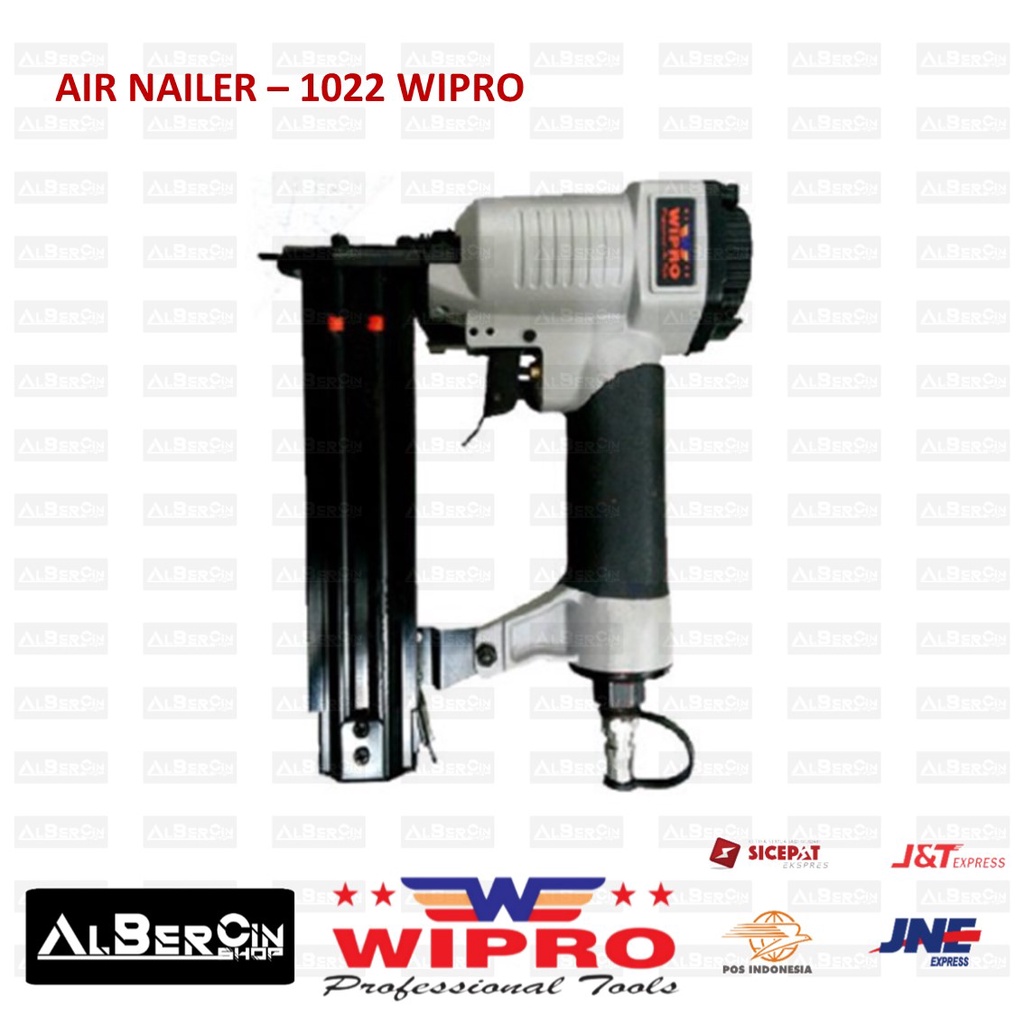 Air Nailer Gun Mesin Paku Tembak Staples Angin Wipro 1022 With Safety