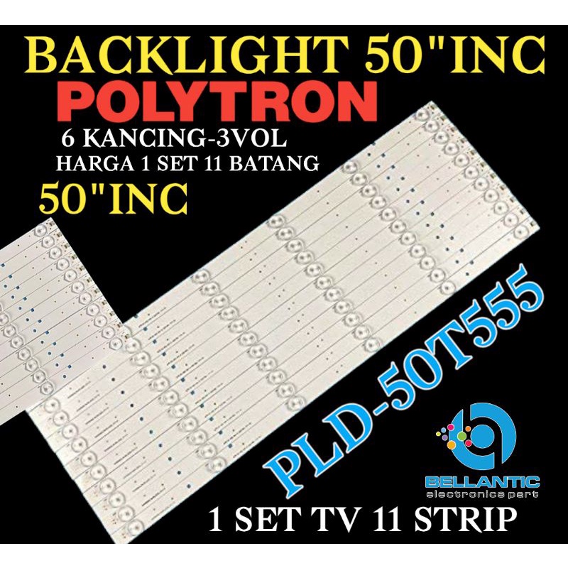 BACKLIGHT TV LED POLYTRON 50"INC PLD-50T555