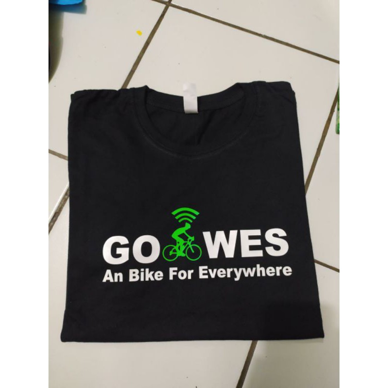 kaos t-shirt baju gowes everywhere / kaos sepeda / polygon / united / atlantis / kaos pria murah