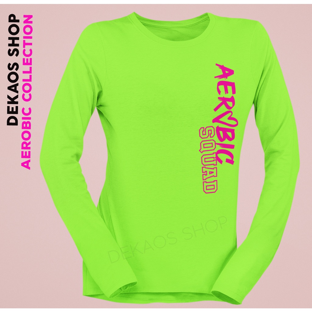 BAJU AEROBIC WANITA / KAOS AEROBIC WANITA / KAOS SENAM ZUMBA LENGAN PANJANG  / SETELAN ZUMBA / BAJU AEROBIC WANITA LENGAN PANJANG / KAOS AEROBIC SQUAD / BAJU SENAM WANITA / KAOS AEROBIC LENGAN PANJANG / KAOS AEROBIK WANITA / AEROBIC SQUAD / DEKAOS 1060LO-1