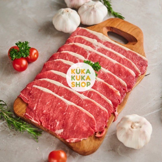 

Sirloin Slice Local 250 gr Daging Sapi Beef Slice Aust Striploin / Sirloin FRESH CUT 250gr