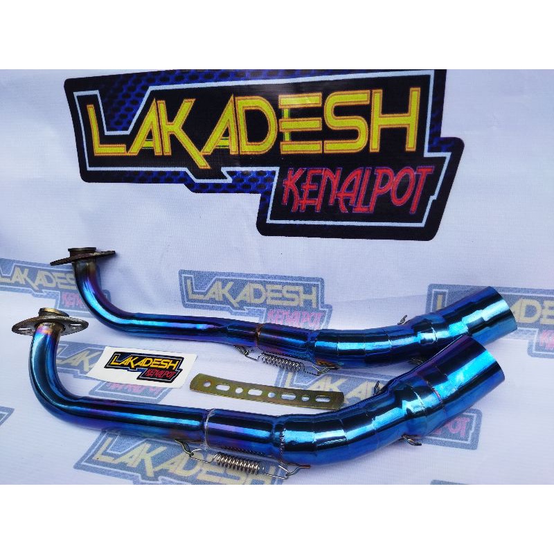 LEHER KNALPOT BLUEMOON (INLET 38/50) BEAT MIO VARIO AEROX SCOOPY NMAX PCX ADV LEXI GENIO FREEGO DLL