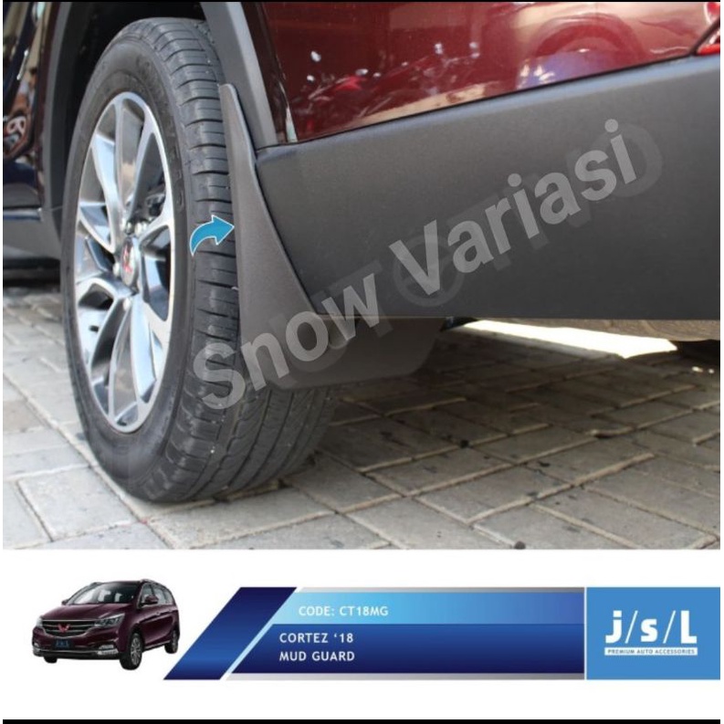 Karpet Lumpur Wuling Cortez Mud Guard Hitam JSL