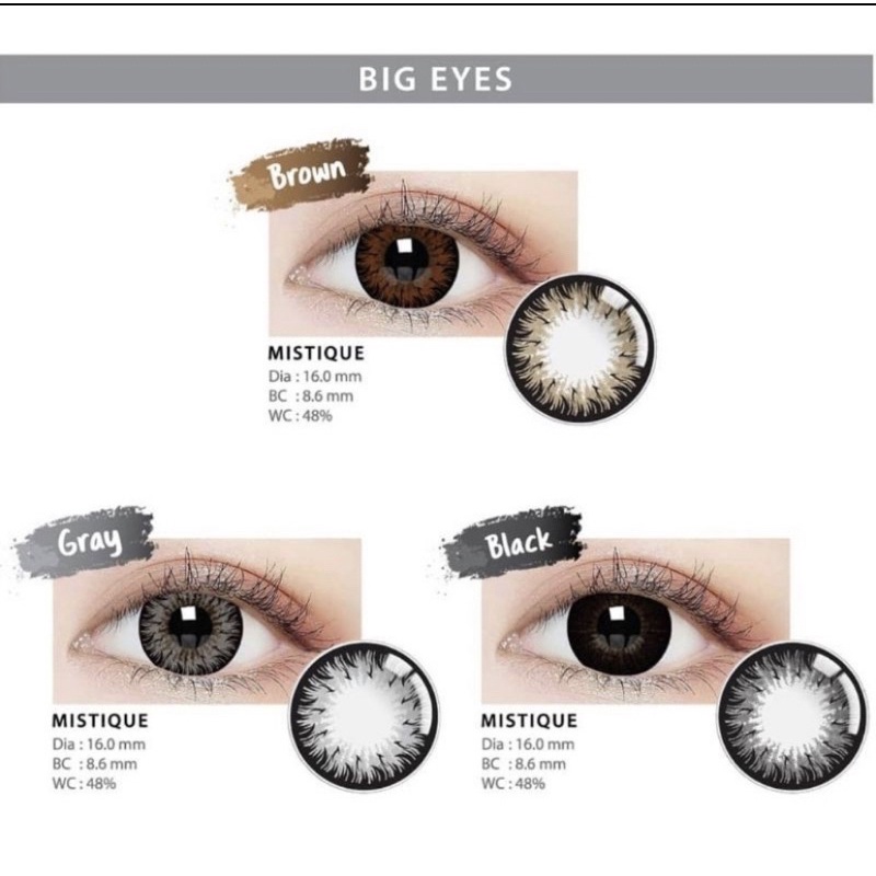 Softlens Living Color Mistique by Iris Lab Normal Only