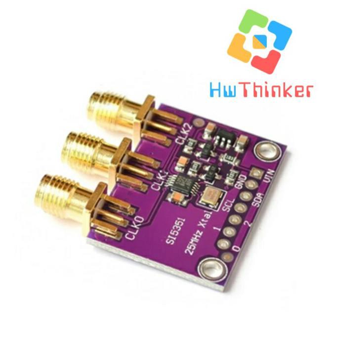 MODUL SI5351 SI5351A SIGNAL CLOCK GENERATOR OSCILLATOR DDS 8KHZ-160MHZ | TOP BRAND 
