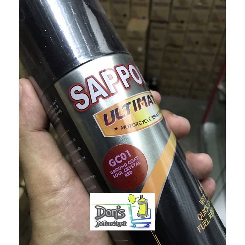 CAT SEMPROT SAPPORO ULTIMATE GROUND COAT CRYSTAL RED GC01 400 ml