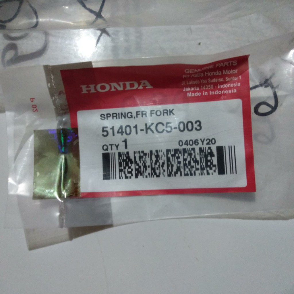 Pir Shock Depan Spring FR Fork Honda GL Pro NT GL Max 51401 KC5 003 HARGA PER BIJI