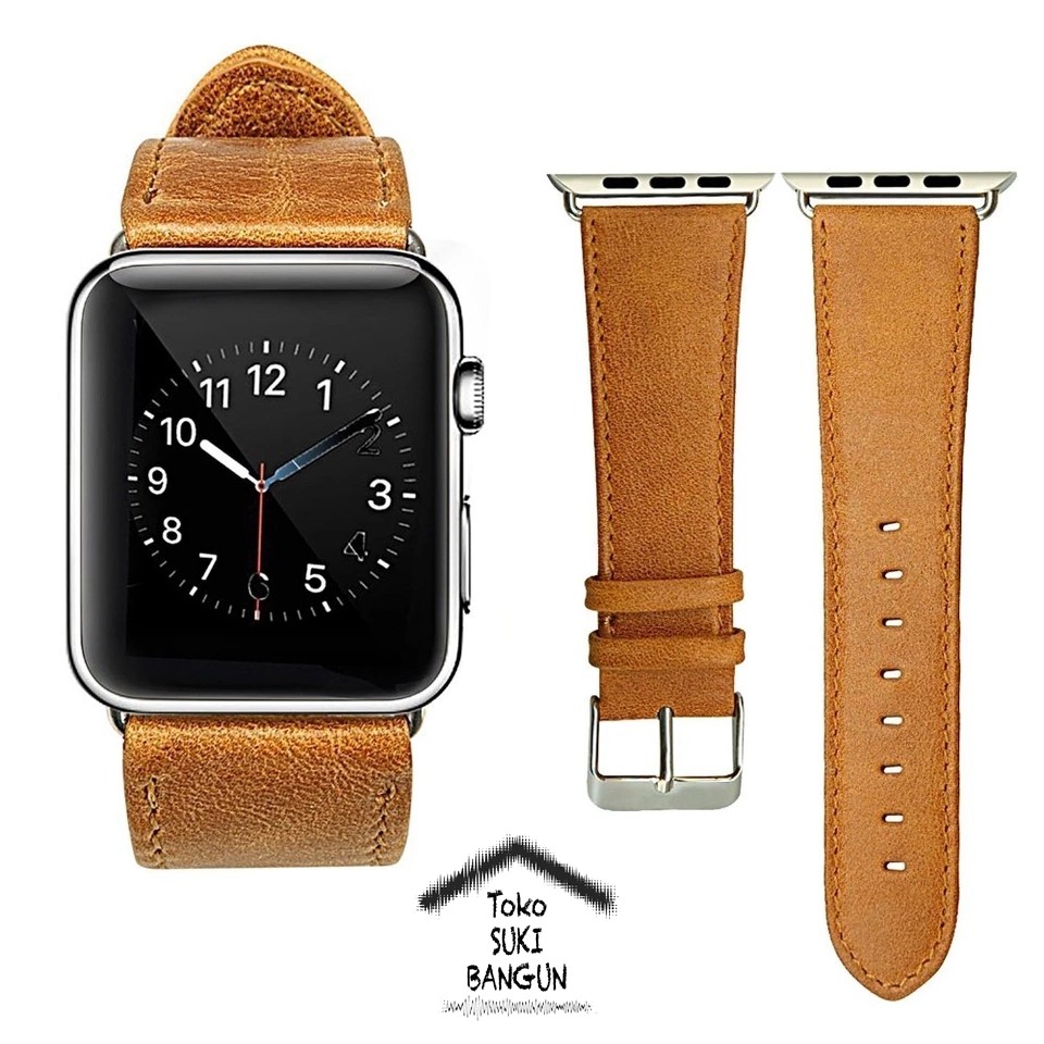 Strap Apple Watch Series Ultra 8 7 6 5 4 3 2 1 49mm 45mm 44mm 42mm TALI JAM VINTAGE Leather