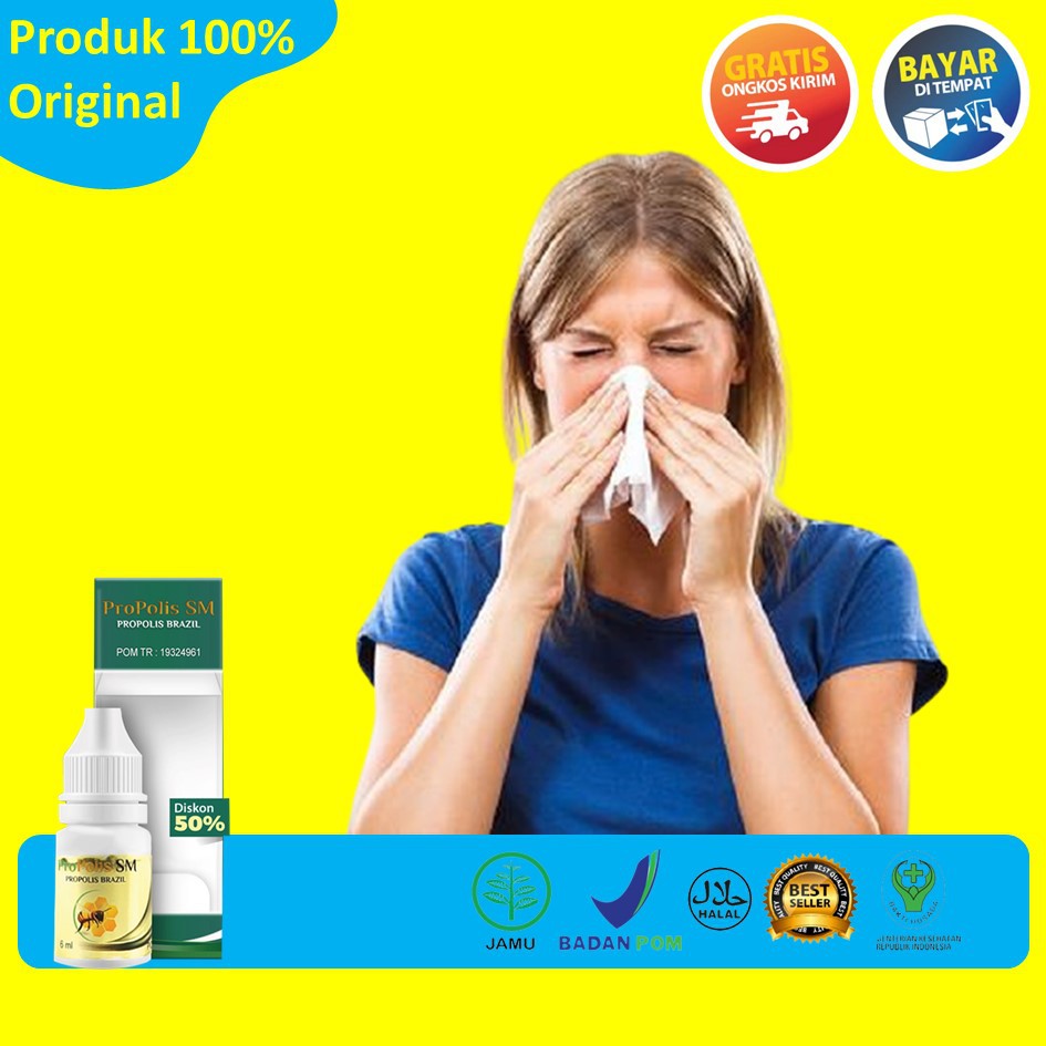 Propolis SM Untuk Hidung Herbal 100% Original Aman Untuk Anak Dan Dewasa - Riswan Herbal