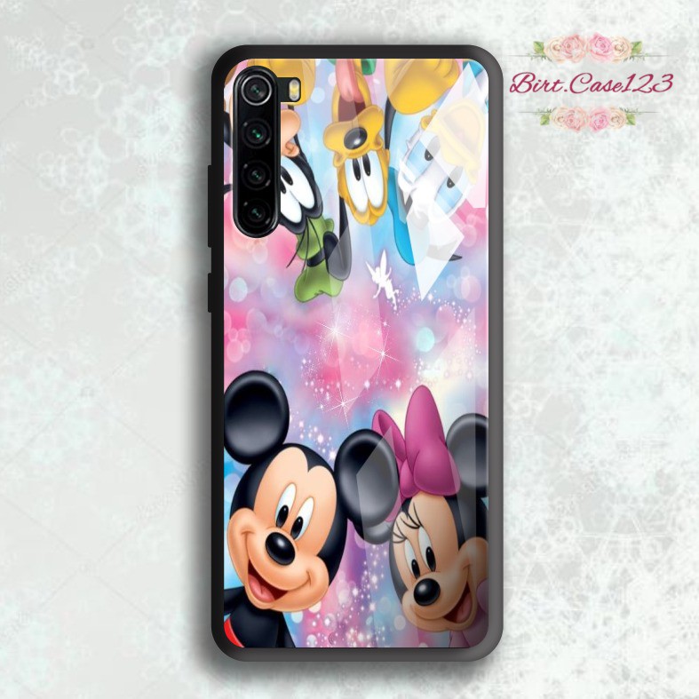 back case glass MICKEY AND FRIEND Iphone 6 6s 6+ 6s+ 7 7s 7+ 8 8+ X Xs Xr 11 12 Pro Max BC4949