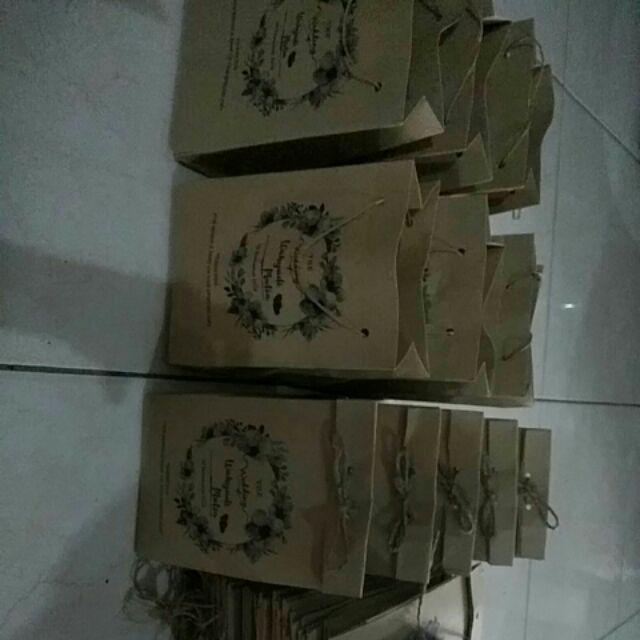 Paper Bag Tempat Mangkok  Bola 11x6x12