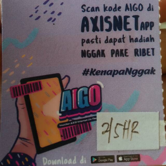 Voucher axis 2 gb 5 hari