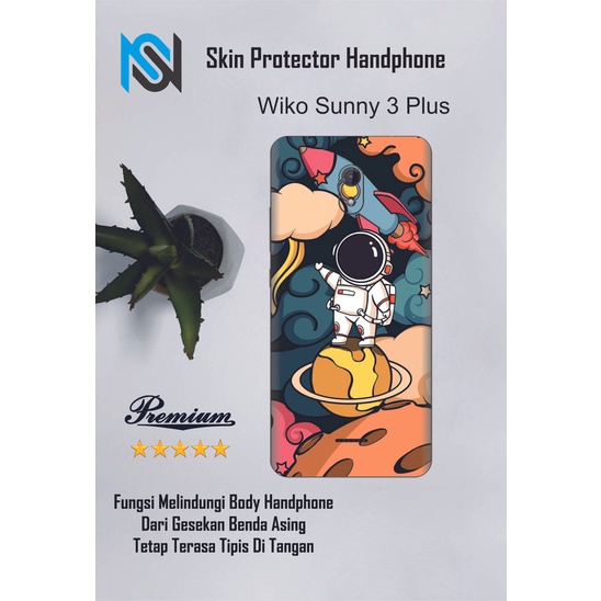 2pcs Garskin HP Wiko Sunny 3 plus Motif bv - Custom motif via chat