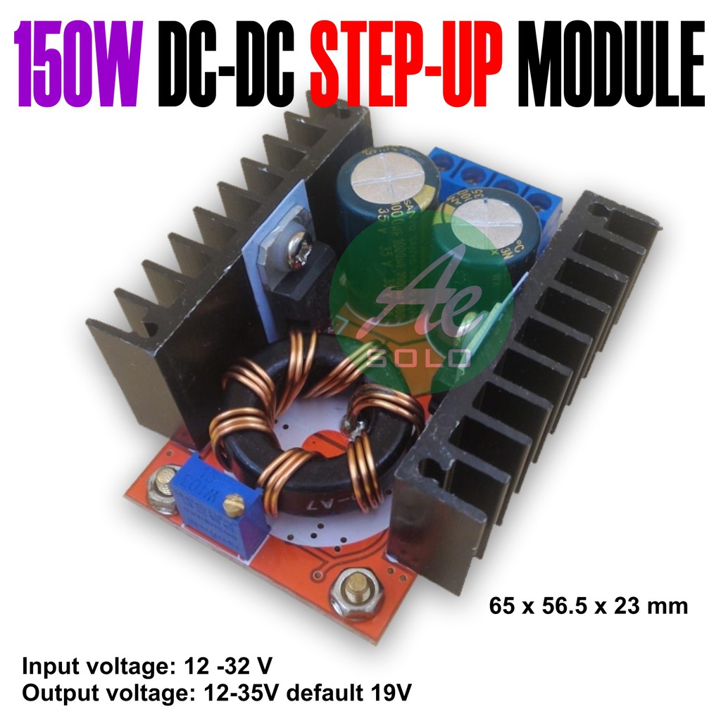 DC-DC STEP UP MODUL 150W DC BOOST MODULE