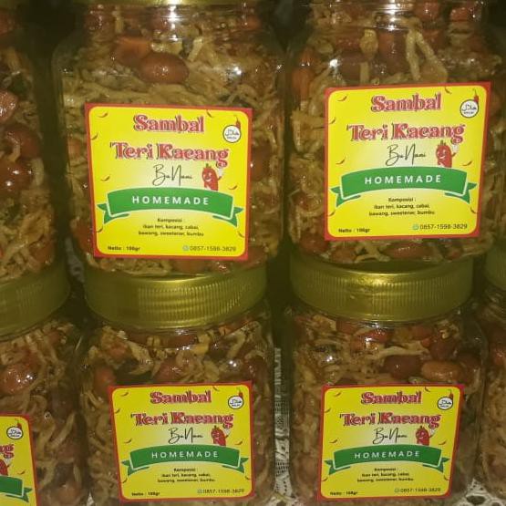 

terlaris01 Sambal Teri Kacang non gula enak halal