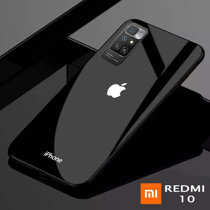 Softcase Glass Kaca Motif Iphone Xiaomi Redmi A1 Redmi 10 Redmi 10 5G - K02 - Casing Hp Redmi 10 - C