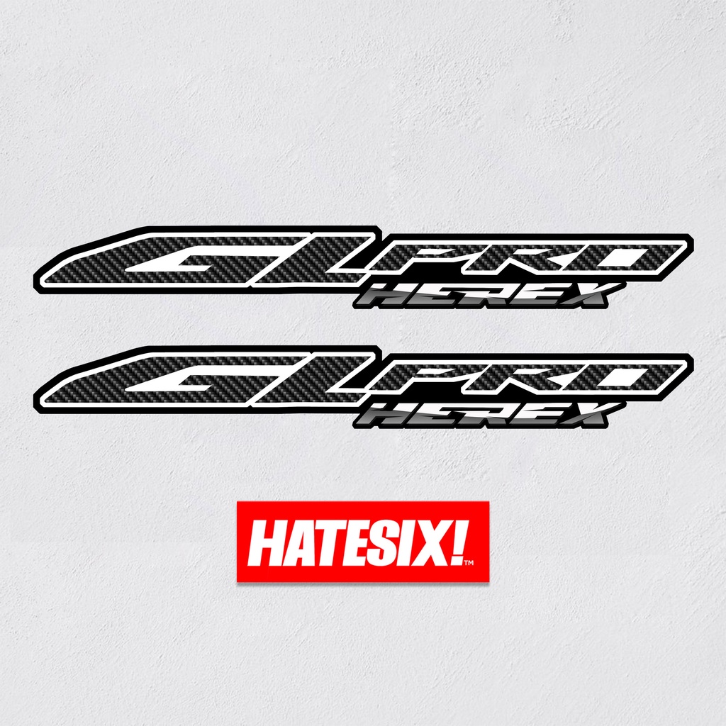 Stiker Sticker Decal Honda GLPRO GL PRO GLMAX GL MAX Herex Hatesix