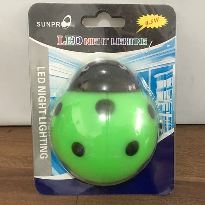 Lampu TIdur LED Hemat Listrik 0.5W Bentuk Warna Warni