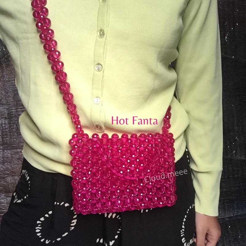 Arabelle beadbag 2.0-New color (tas-manik-manik)