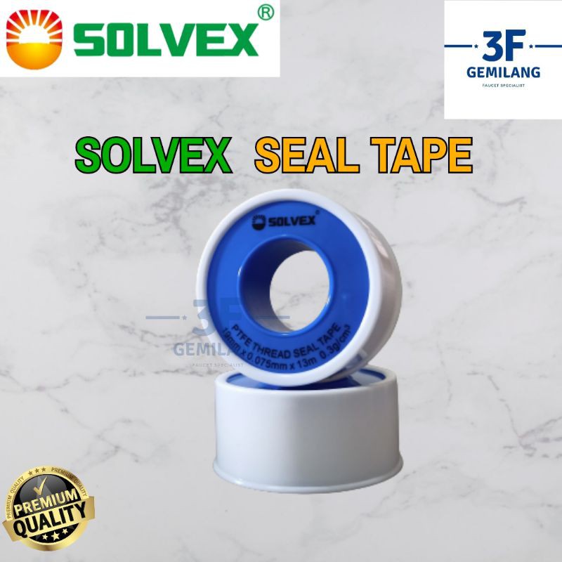 SOLVEX - SEAL TAPE PTFE 13 METER × 19mm × 0.075mm