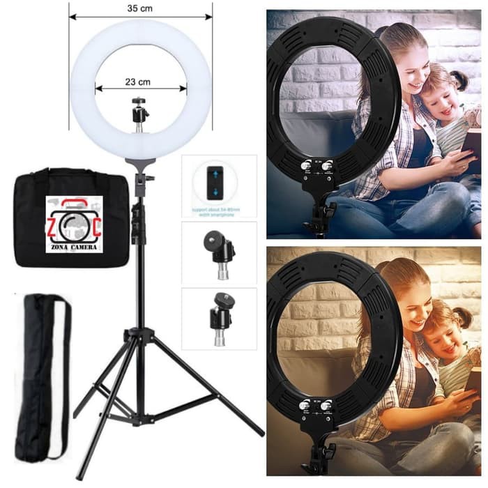 Ring Light RL12 LED 12inch Ringlight Lighting Make Up Lampu Ringlite