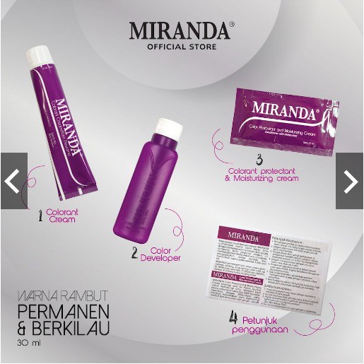 IDOLAKU Miranda Hair Color (Cat Rambut Permanen) MC10 Wine Red 30ml