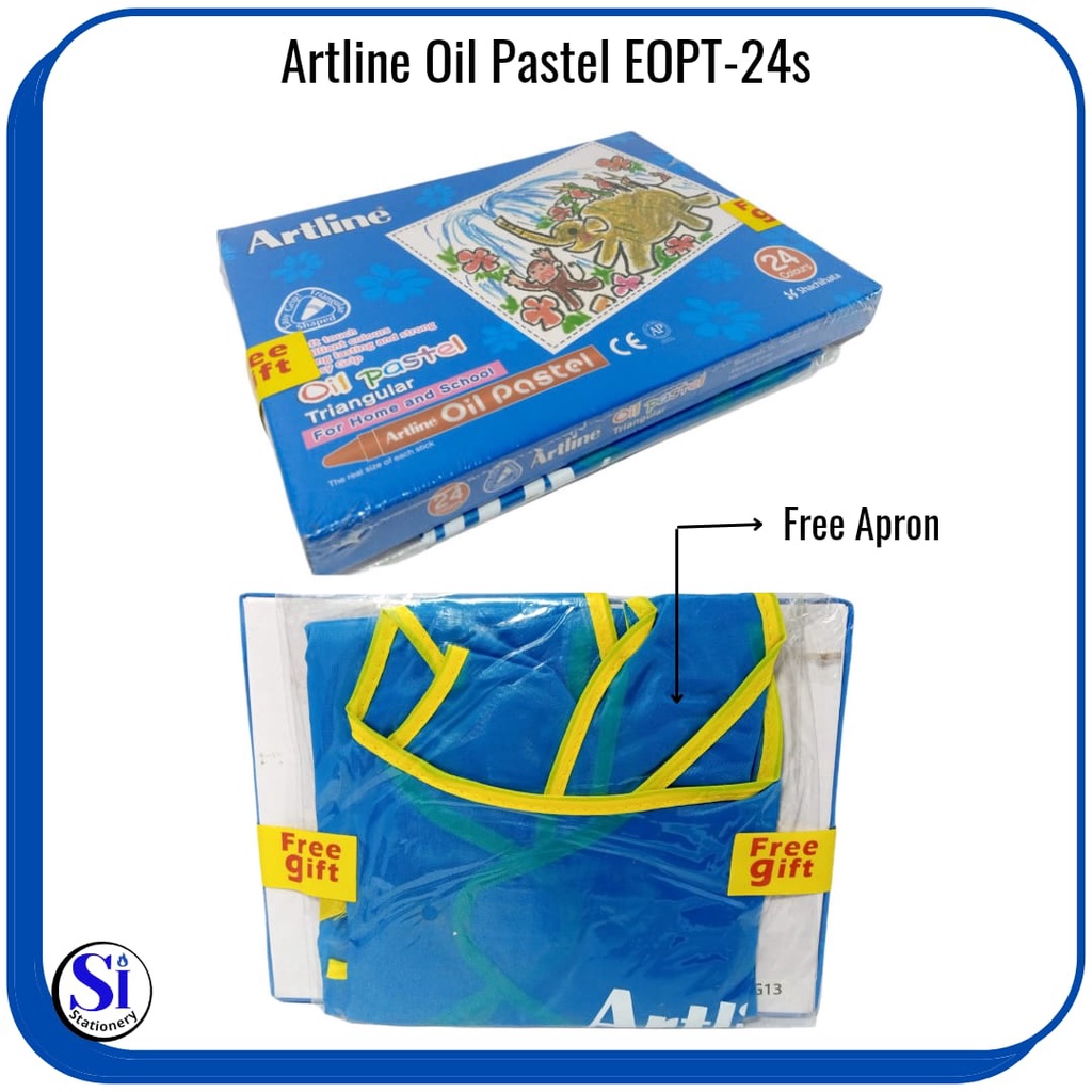 

Crayon Oil Pastel Artline Set 24 Colours EOPT-24S
