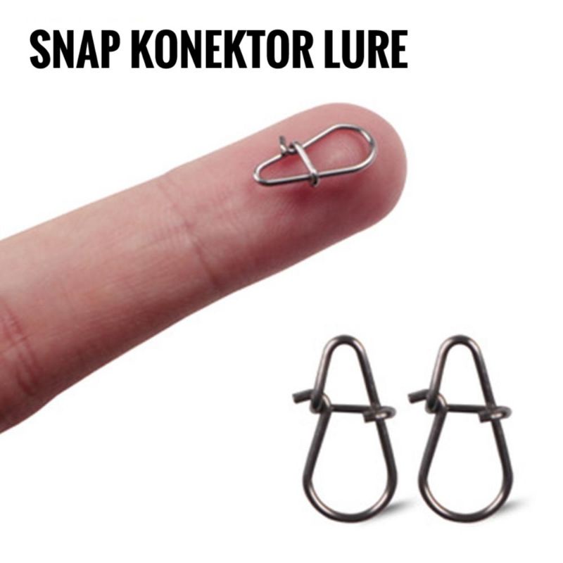 Snap Labu Konektor  Perantara Umpan Pancing 5pcs