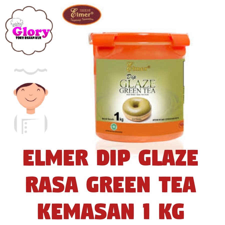 

elmer glaze 1kg green tea
