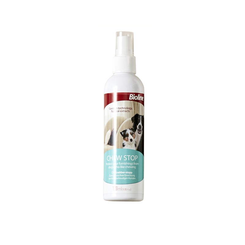 Spray Anjing Anti Mengunyah Dan Gigit Bioline Chew Stop For Dog Smg Shopee Indonesia