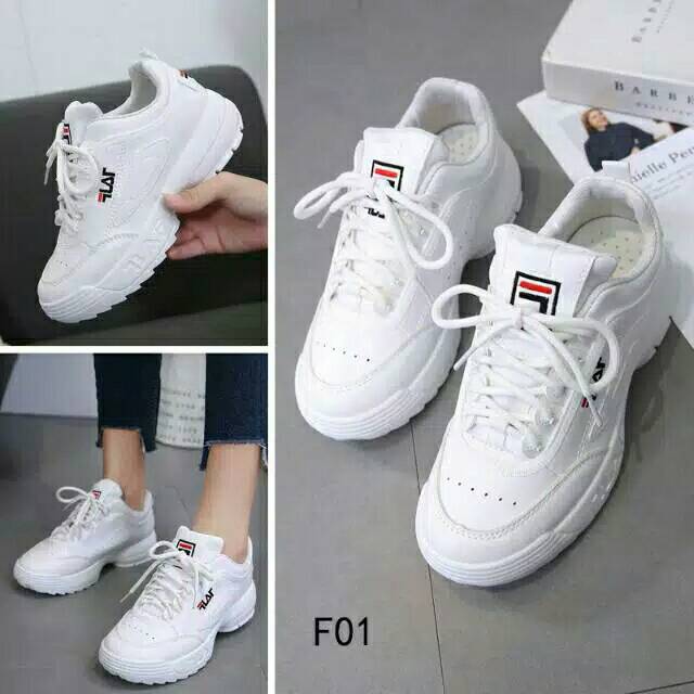 SEPATU FASHION SEPATU SNEAKER FILA WANITA IMPORT