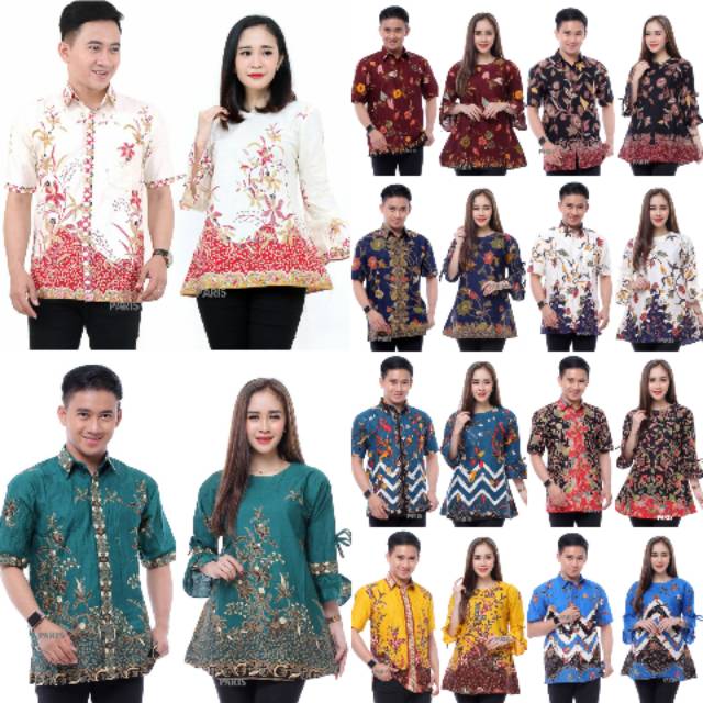 Batik Couple / Hem batik / batik wanita