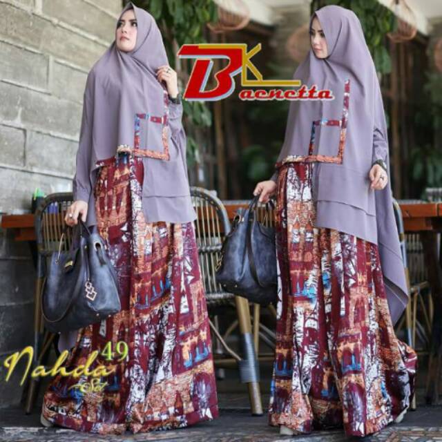 Kulot Set Nahda 49 Original by Baenetta READY