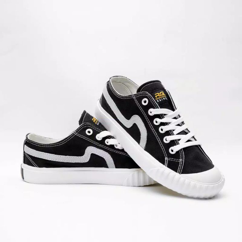 Raingel Soka Sepatu Brand Lokal Best Seller Original White Black Desain Unik