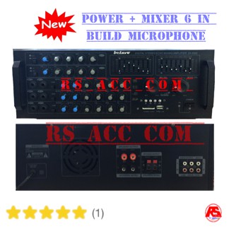 Power Amplifier + Mixer 6 Input + Equaliser Fittur Lengkap