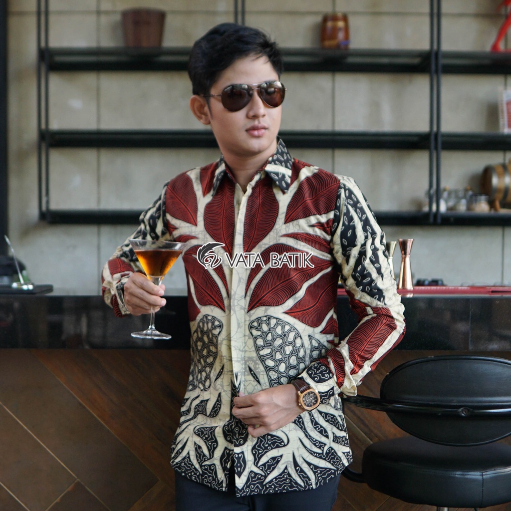 Kemeja Batik Vatabatik Slimfit Premium Vata08P21I Slimfit Furing